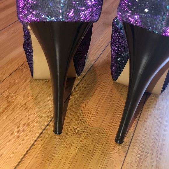 Bakers Peep toe shimmer Stiletto - Picture 4 of 4